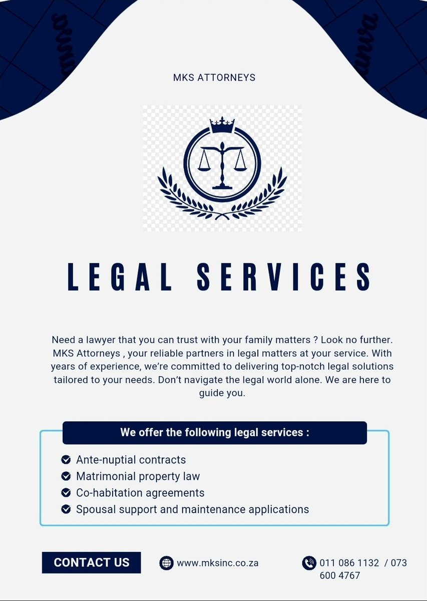 MetjahTebogo's tweet photo. Finally December is here !

It's marriage season! Seek legal advice on how marriages work, prenups, spousal support/maintenance and also about  matrimonial property laws. 

It's better to know what you are getting yourself into rather than going in blind! https://t.co/xXgWox5Ntx