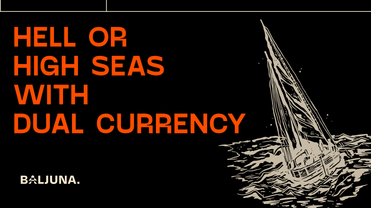 baljunafinance's tweet photo. You don't need to choose between 1 or 0. 

With dual currency, you can earn interest for placing trades, gain profit for successful ones, and receive rewards when you face losses. 

Your risk exposure? Covered. #redefiningDeFi https://t.co/AGHcOHks7j