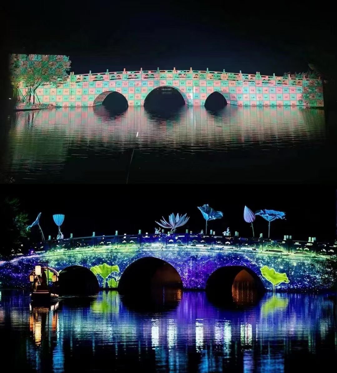 enlightv2015's tweet photo. #hecoos #Hirender Latest case: The Night Tour of North and South Lakes.
Taking the "Eight Scenes of Chanchuan" as elements, immersive performing arts, digital light and shadow, and scene interaction are used to redefine the "Eight Modern Scenes" of Chanchuan. https://t.co/poRbvrYHYZ