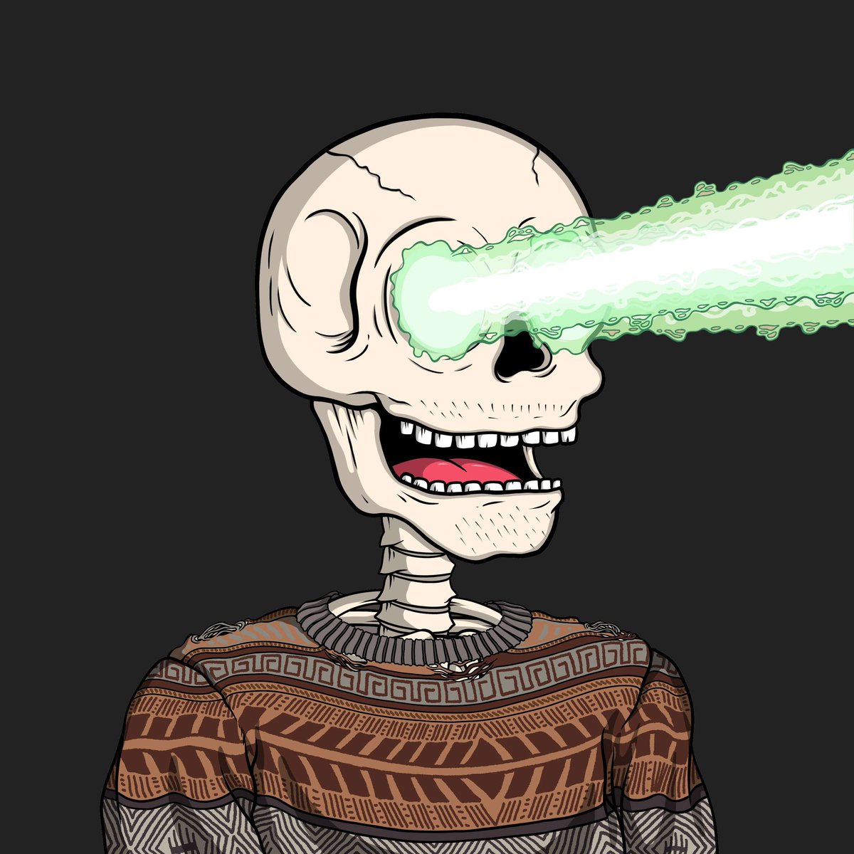 Gonna give out a SKULT WL just because this piece is TOO GOOD TO BE FREE! 

Follow @un_dead_08 &amp; <a href="/skultdao/">Skult (Studio)</a>.
Drop wallets (Solami).
LIKE &amp; RT

Embrace the Skult.