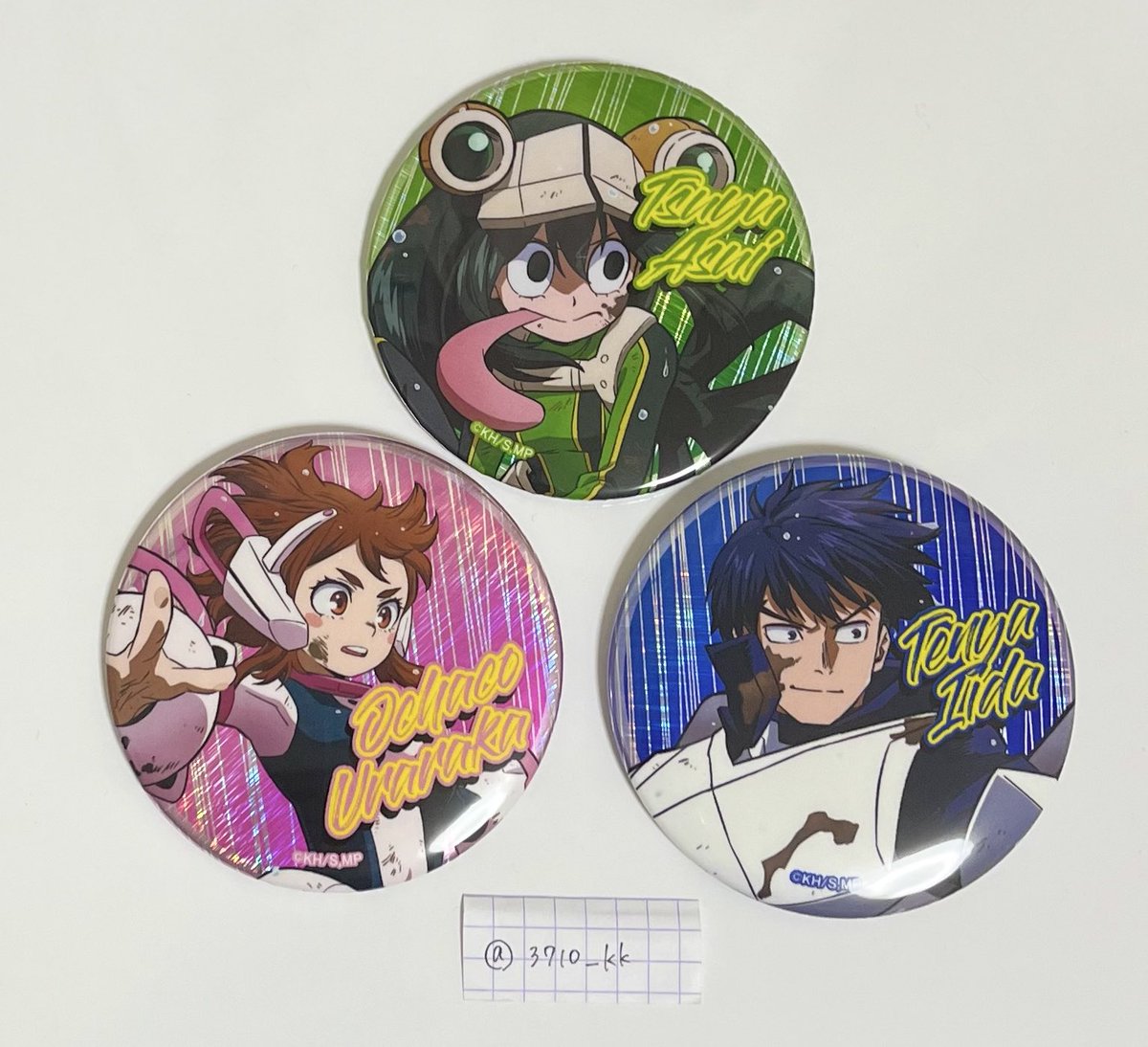 【交換・譲渡】
僕のヒーローアカデミア　キャラポップストア　缶バッジ

求）轟or定価+送料
譲）飯田、麗日、蛙吹

まとめての方優先です
お気軽にお声掛けください🙌🏻