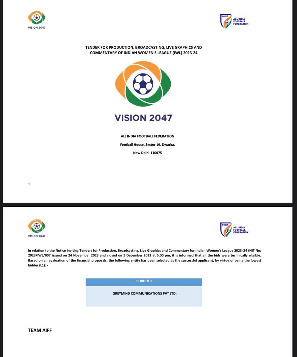 panenka_goal's tweet photo. 3 days to go for Indian Women’s league to start with Gokulam facing Sethu FC.
Greymind communication has won the bid for the production and broadcasting of the league.
Hopefully we see a good, uninterrupted broadcast of all matches.
#IndinFootball #WomensFootball https://t.co/aOIxR9iCBP