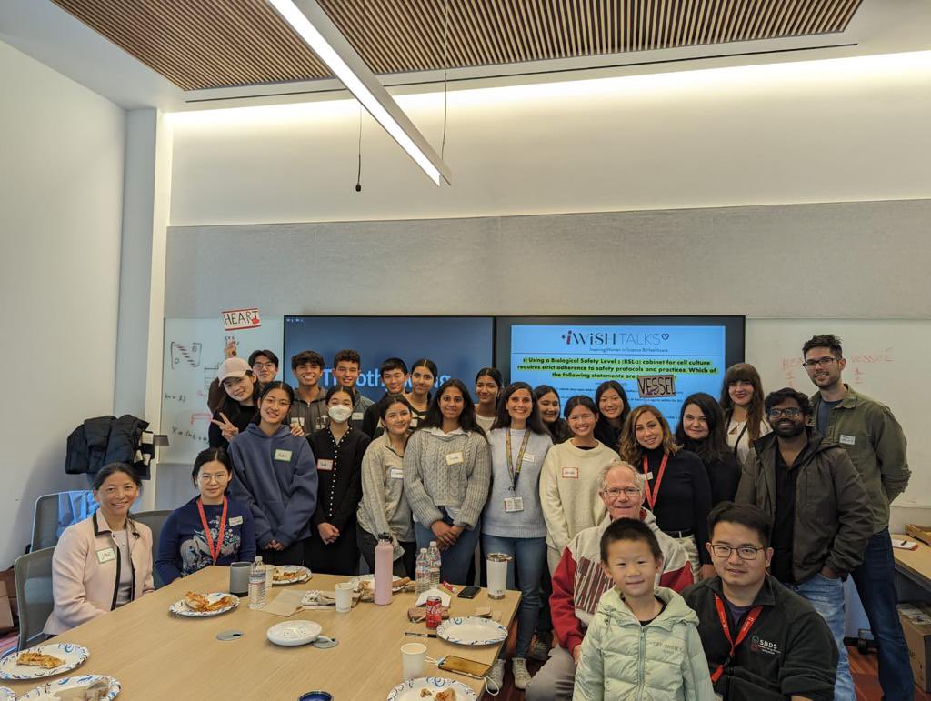 iWISH_Talks's tweet photo. A truly wonderful day for the @iWISH_Talks with the @GunnHigh students at @StanfordCVI. Learn, teach and get inspired ๐งฌ๐ฌ๐ซ Thank you @Joseph_C_Wu @stanfordSURPAS for making it possible!
#scienceisfun
#mentoring
#nextgenerationscientists https://t.co/ejHStqCtEK