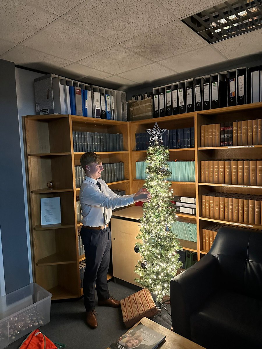 To try and cheer us up for all the technical problems the Christmas tree has arrived!