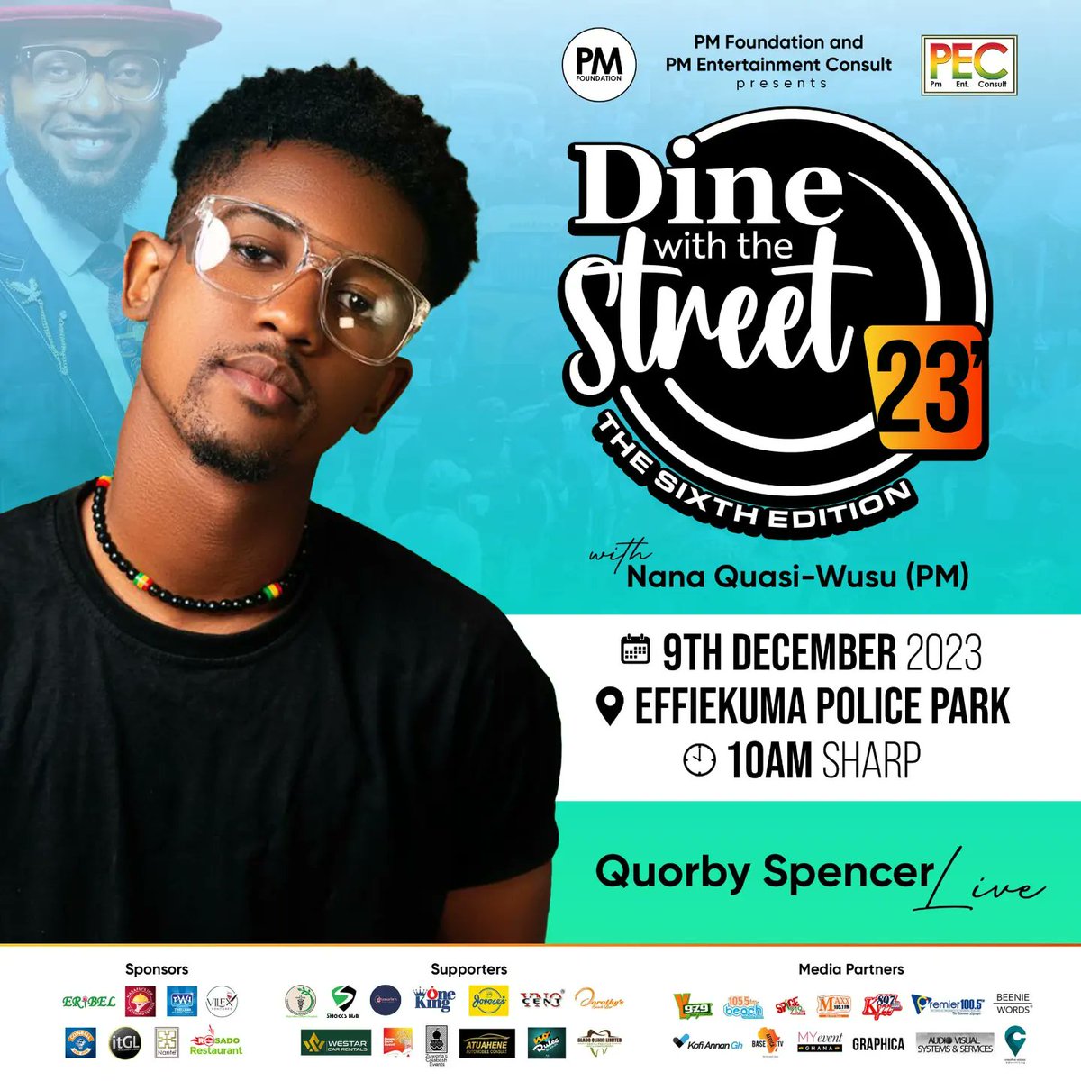 PmTheFinestMc's tweet photo. I am just a proud mentor 😍
My mentees will be taking over the centre stage come Saturday for #The6thEdition of Dine With The Street.👌🏿
MCs : @quorby_spencer x @Mcrannygh x @MOBoahene ❤️
#DineWithTheStreet23 #PMFoundation #PEC #ServiceToHumanity #UpnessStill #Blaklaaa 🔥 https://t.co/J2aqj9PM1e