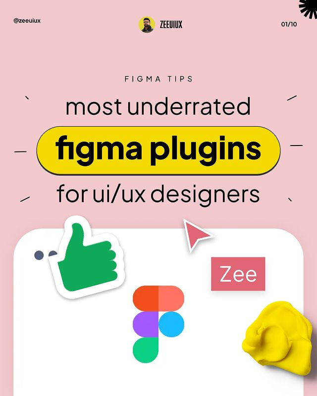 Abmankendrick's tweet photo. UI/UX Designer, here are the 08 most underrated Figma plugins you should know about when designing your next UI design project.

Reposts are highly appreciated 💜 https://t.co/8LJpUlUQ5c