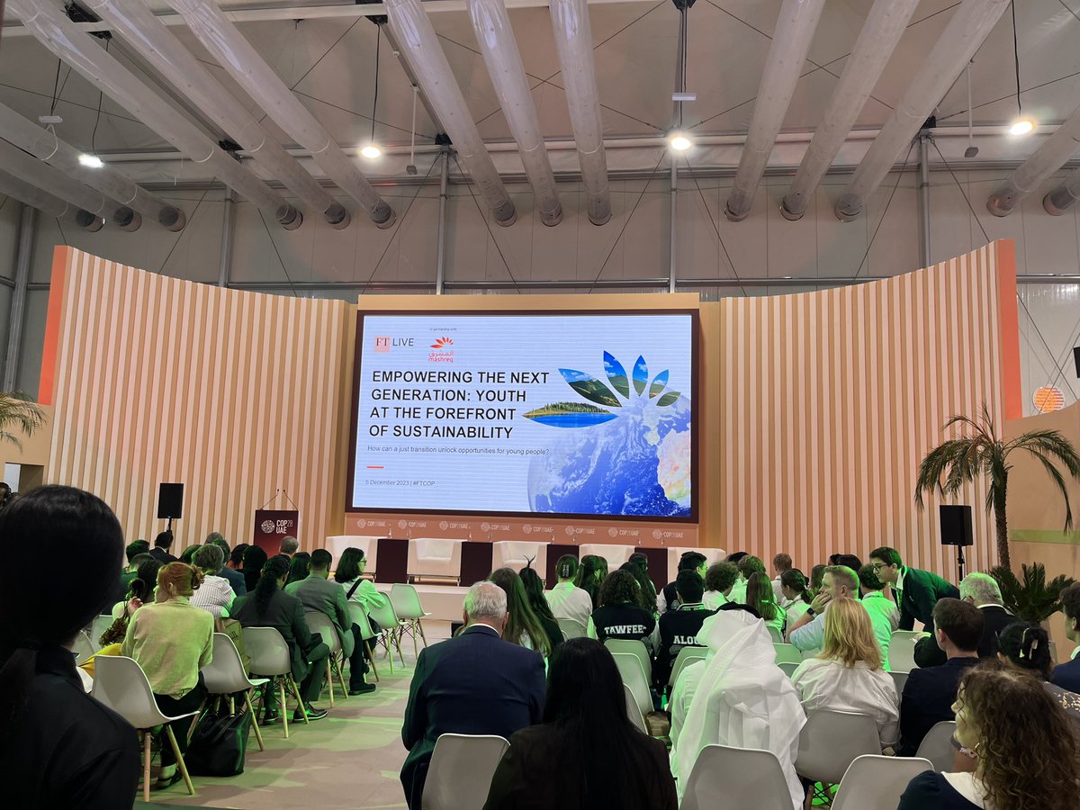 Have arrived in Dubai for @COP28_UAE. Energized seeing the level of youth engagement and examples of youth action across the negotiations so far including @CYPavilion and the Youth x Hub while acknowledging that intergenerational justice is far off in so many ways 
@psugeography