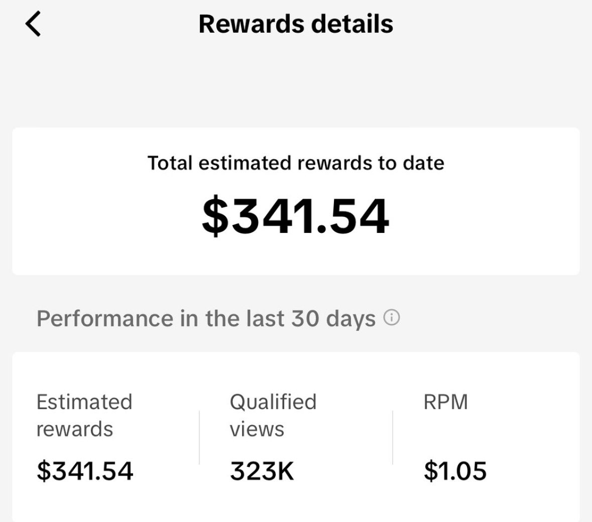 NathanSnacks's tweet photo. Been super blessed lately and seeing a lot of success with the creativity program, This is just Rewards from 1 video. with TikTok RPM even with Fortnite content your rpm should be over 1$ Dm me or just join my discord to learn how to increase your rpm or join Creativity Program! https://t.co/7yKCZeRFRx