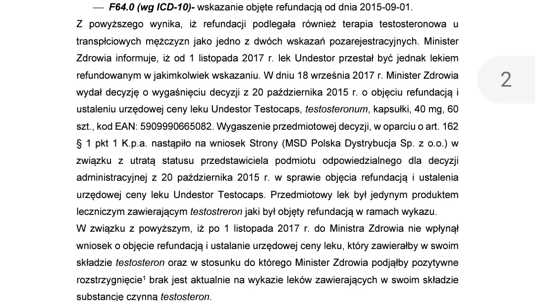 JPrzystajko's tweet photo. Farmaceutyczne dzień dobry i pytanie do producentów leków zawierających testosteron. 

Może byście wystąpili ponownie z wnioskiem o refundację testosteronu do tranzycji?

Rozumiem, że "się porobiło" i że pisowskiego ministra można się było jakoś tam obawiać, ale teraz? Pomożecie? https://t.co/6aZVAtEl6l