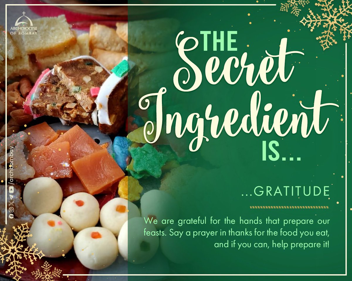archbombay's tweet image. Does your Christmas menu include the staples of the season? Check twice!!
#Advent #ChristmasPrep #ChristmasSweets #Gratitude