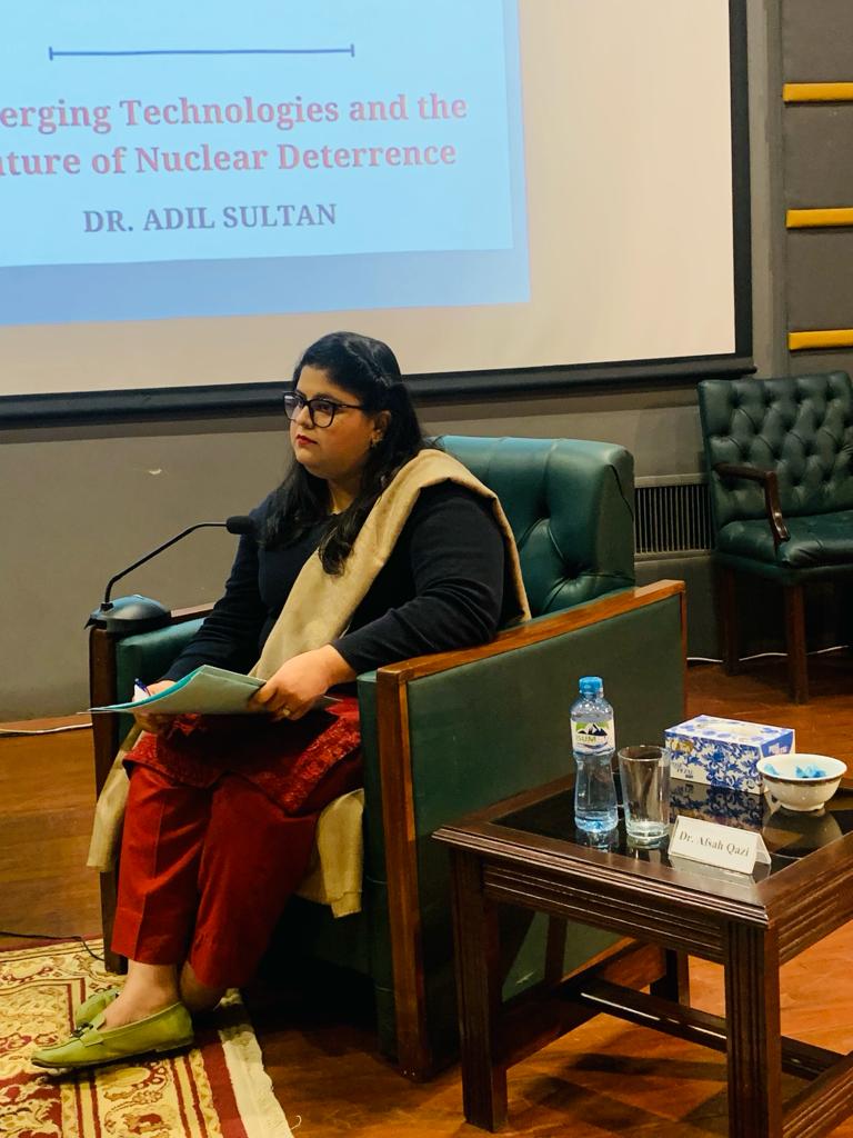 Ma'am @AfsahQazi, moderating the 2nd panel of National Security Conference!
#FASSCONF23
#DronesFutureOfWarfare #CyberPreparedness
#NuclearDeterrence