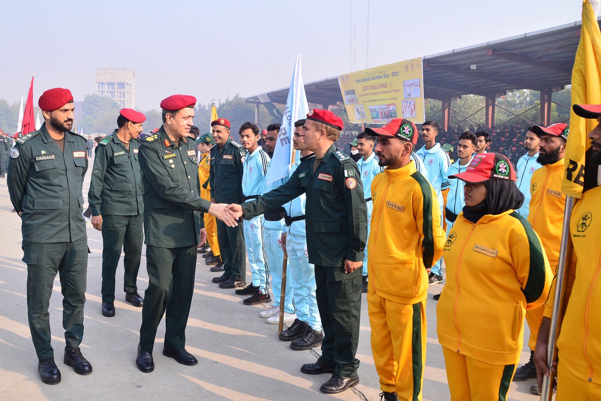 pesrescue1122's tweet photo. The Secretary ESD, Dr Rizwan Naseer formally inaugurated the challenge 7th International Volunteer Day CERTs Challenge here at ESA, Lahore. Dr. Rizwan Naseer welcomed all CERTs including a team from China.
#certschallenge #volunteerday #volunteerday2023 #CommunityStrongerTogether https://t.co/iMbv1KOqUH
