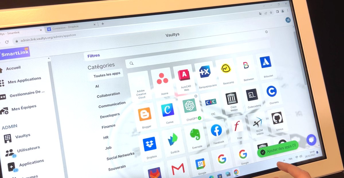 Découvrez l'interface SmartLink de Vaultys dès à présent pour gérer simplement l'accès de vos applications d'entreprise de manière sécurisé et souveraine : site.vaultys.com

#web3 #app #cybersecurity