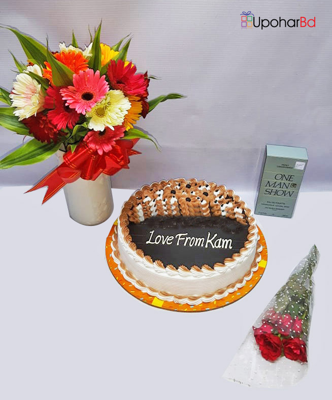 UpoharBD's tweet image. Surprise😮 your Father, friend or fiancé with this amazing gift🎁 package of cake🎂🍰, flower💐 and perfume on his birthday.  To place an order visit &amp;gt;upoharbd.com/fathers-day-gi…
#cakeforher #giftideas #giftpackage #giftforlove #plant #surprisegift #homedelivery