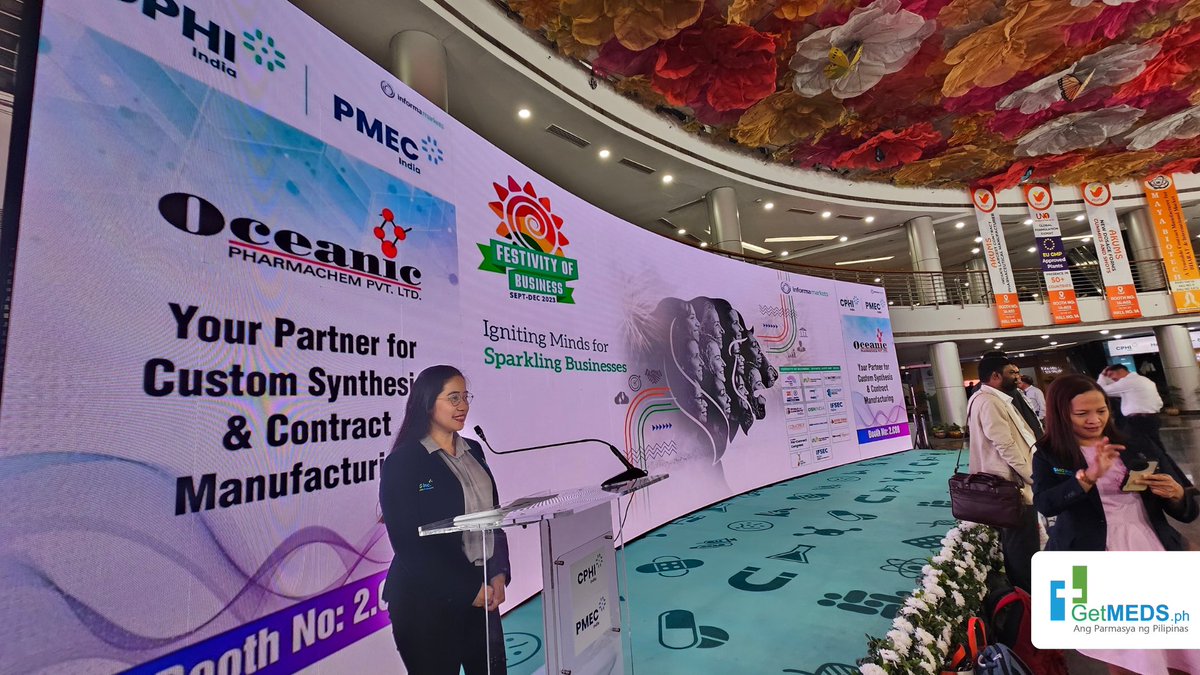 getmeds_ph's tweet image. IN PHOTOS | GetMEDS Philippines, Inc., joined CPhI &amp;amp; PMEC 2023 – the largest pharma event in India, held on 28th - 30th of November at the Expo Centre in Greater Noida, Delhi with the theme, “Integrate Innovation, Sustainability, and Growth”.
#CPhIIndia #PMECIndia #CPhI2023