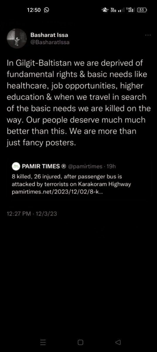 SomaShaffi's tweet photo. A bitter reality 💔💯
#GilgitBaltistan
#gilgitincident
#justiceforGB
#basicrightsingb https://t.co/5JqZf4p4rn