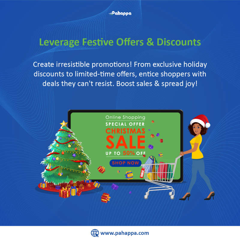 PahappaLtd's tweet photo. Give your eCommerce site a holiday makeover! Ignite Your Sales: Holiday Website Revamp Guide has 4 expert tips to transform it into a festive sales powerhouse. Make this season your most successful yet!
Contact us: https://t.co/Wku5RpGDZV
#WebsiteRevamp #FestiveMakeover #pahappa