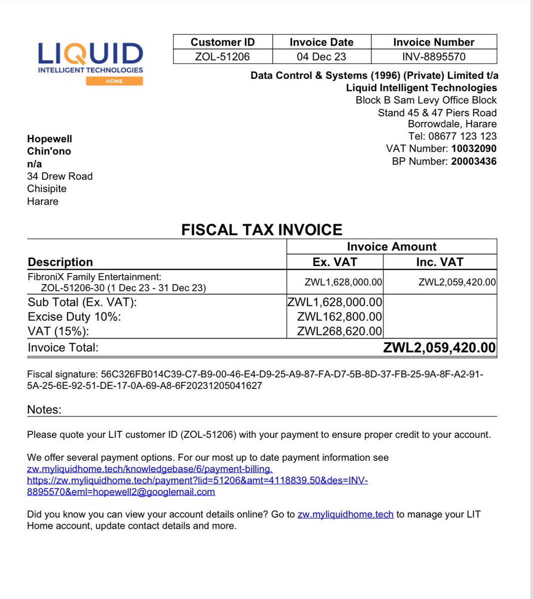 Hopewell Chin’ono tweet media