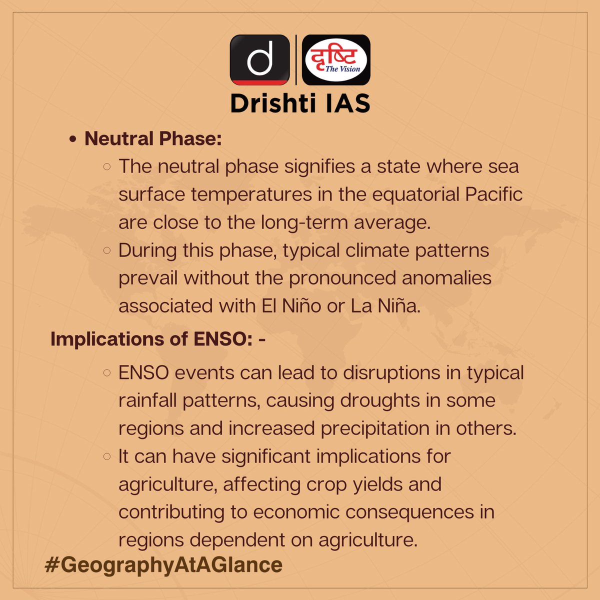 drishtiiaseng's tweet photo. #GeographyAtAGlance is all about exploring the earth and the human societies spread across it. Learn to look beyond horizons with this engaging subject!
#DrishtiGuideToGS #Geography #Environment #Earth #Maps #UPSC #IAS #PCS #Prelims2024 #DrishtiIAS #DrishtiIASEnglish https://t.co/b7AqGPpFBm