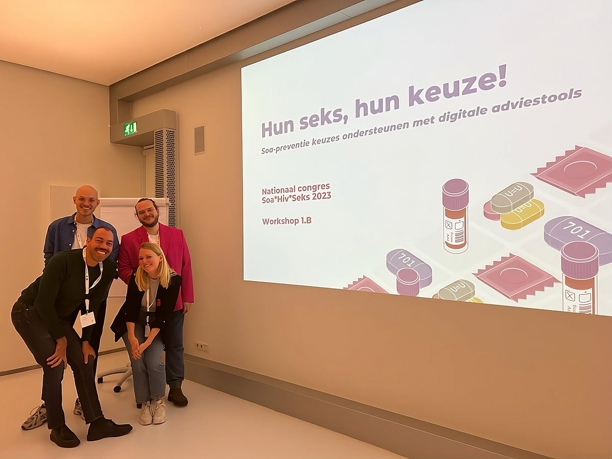 Thomas Gültzow (he/him) 🏳️🌈 (@thomasgultzow) on Twitter photo Last #WorldAidsDay, I conducted a workshop at the national Soa*Hiv*Seks 2023 congress (<a href="/soaaids_nl/">Soa Aids Nederland</a>) w/ @ZimmermannHanne, Joël Illidge, & Joey Woudstra. Sexual health prevention strategies have expanded beyond condoms & navigating these choices is complex, but eHealth may help🌐 Last #WorldAidsDay, I conducted a workshop at the national Soa*Hiv*Seks 2023 congress (<a href="/soaaids_nl/">Soa Aids Nederland</a>) w/ @ZimmermannHanne, Joël Illidge, & Joey Woudstra. Sexual health prevention strategies have expanded beyond condoms & navigating these choices is complex, but eHealth may help🌐
