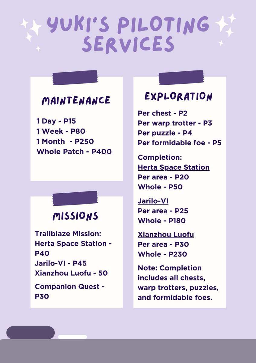 scarafloof's tweet image. greetings, trailblazers!   

yuki's here to offer hsr / honkai star rail piloting services to those who need help with their progress in the game ^_^ 

feel free to send me a message in any of my social media accounts to avail any of my services!    

#hsrtwt #hsrpilot