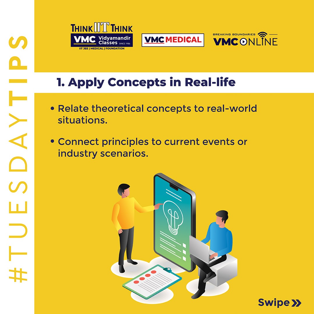 VmcLearning's tweet photo. Turning textbooks into tools! Unleash the power of practical knowledge while diving into theoretical realms. Elevate your learning game with these tricks!
.
#VMC #VidyamandirClasses #TuesdayTips #PracticalKnowledge #TextbookTools #ElevateLearning #LearningTricks #tipsandtricks https://t.co/eRpp0jGxSr
