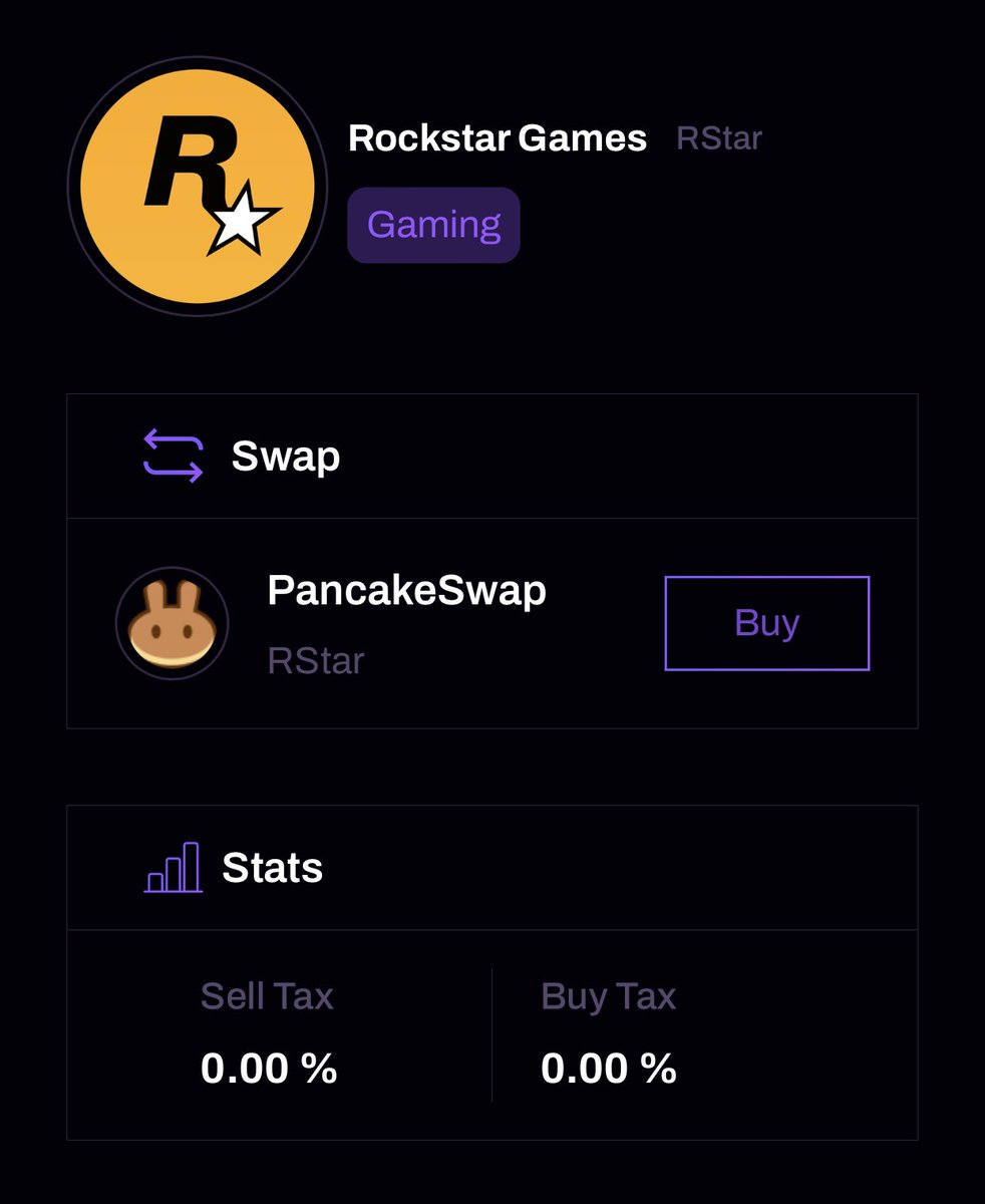 Rockstar Games Token 🎮 $RStar 🌕 (@rstar_crypto) / Posts / X