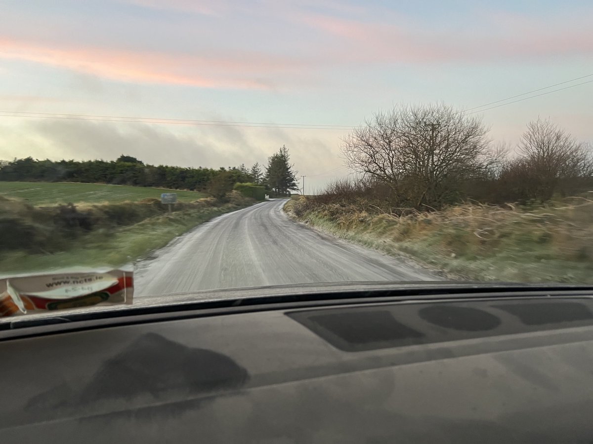 Roads not great in north Cork this morning. Take care ⁦<a href="/CarlowWeather/">Carlow Weather</a>⁩ ⁦<a href="/aaroadwatch/">The AA Ireland</a>⁩