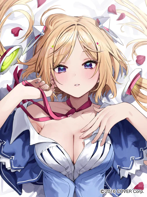 【お知らせ】 この度ホロライブ所属『アキ・ローゼンタールさん77万人記念』グッズのイラストを描かせていただきました! おめでとうございます