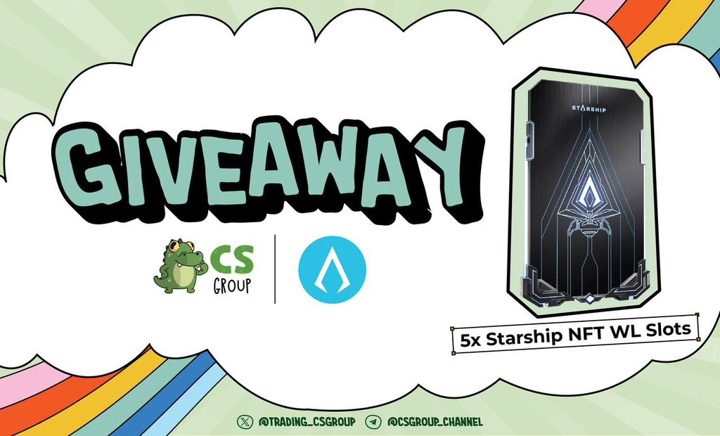 Airdrop_CSGroup's tweet photo. Give Away 5 Whitelist Slots #NFT Starship:

Starship là một dự án nền tảng gây quỹ multichain, thuộc hệ sinh thái Ninety Eight, với mục tiêu tập trung vào cộng đồng. Những người nắm giữ Starship NFT sẽ được một số đặc quyền khi tham gia token sale .

💥 Mint details:
Tổng cung: 10000 
Giá: 
👉 Private Round: $299 (in $C98)
👉 Whitelist Round: $299 (in $C98)
👉 Public Round: $599 (in $C98)
✅ Starship sẽ được ra mắt trên @Dagoraxyz - thời gian sẽ được công bố sau.

💥 Tổng giải thưởng: 5 WL dành cho những bạn may mắn.

✍️ Cách Tham Gia: 
Follow @Airdrop_CSGroup, @starship_hq 
Like, retweet và tag 3 bạn
Join Telegram: 
https://t.co/XrrU02ut2M
https://t.co/rVnrggeSBi

#StarshipNFT