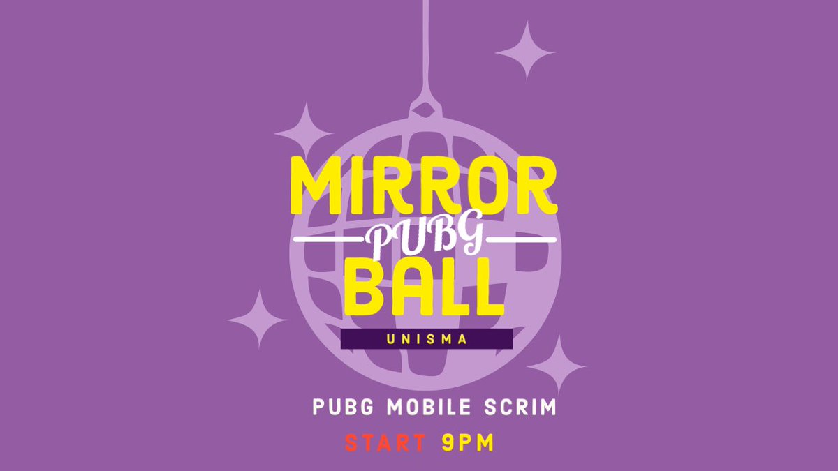 PubgmUnisma's tweet photo. 【参加募集】
2023.12.7~8 21:00~4Rounds
※9.10日はお休み
Mirror Ball Scrim 
上記日程にて、 #PMMB にご参加いただけるチームを募集します。
ユニスマdiscordの、PMMBチャンネルをご確認のうえ主催者discordにご連絡ください
#ユニスマ
#PMMB
#PUBG_MOBILE https://t.co/SHi5LvZbjw