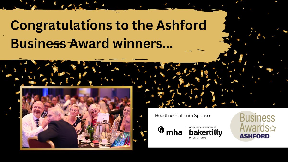 Congratulations to winners @AwardsKent #Ashford Bus Woman and Small Business Lisa-Jane Fraser @frasersegerton Family Business @insidekent Construction @eco_mep Customer Service @BattRemovals Start up Matches Sports Bar Grill Creative, Digital & Innovation The JT Group #kba2023