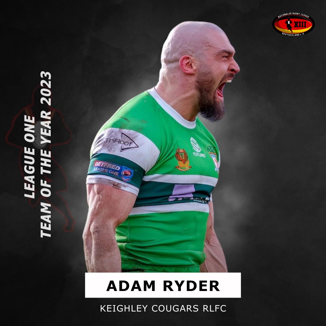 Gratulation an Nationalspieler Adam Ryder, der es in das "Betfred League One" Team des Jahres geschafft hat. Großartig Adam, du hast es dir verdient! Wir sind stolz dich in unseren Reihen zu wissen.
#NRLD #RugbyLeague #RugbyLeagueDeutschland #DieDreizehn #XIII #LoveRugbyLeague