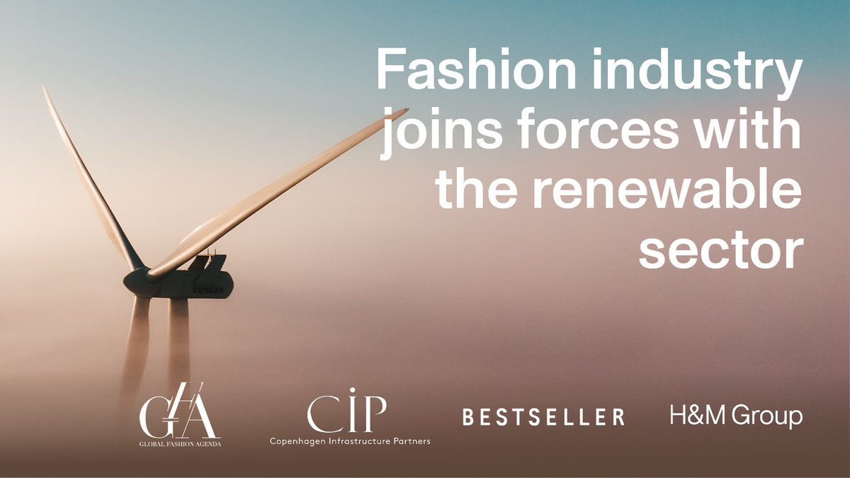 We are delighted to share that today, at #COP28 in Dubai, Global Fashion Agenda, Copenhagen Infrastructure Partners and international fashion companies BESTSELLER and H&M Group announced their intention to develop the first offshore wind project in Bangladesh.