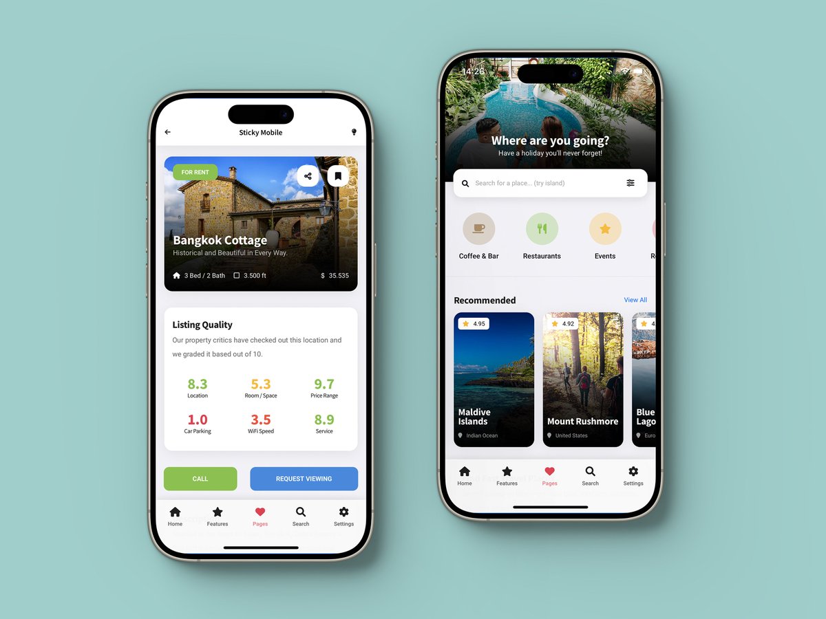 Sunny days with Sticky's Travel Pack!

✅ Explore it here -> 1.envato.market/21L5KO

"If this template were to be priced fairly, it should cost well over $100. By far my best purchase yet on Envato." ⭐⭐⭐⭐⭐ 
.
.
.
#travel #Mobile #webapp #html #css2024 #CSS #javascript #ui