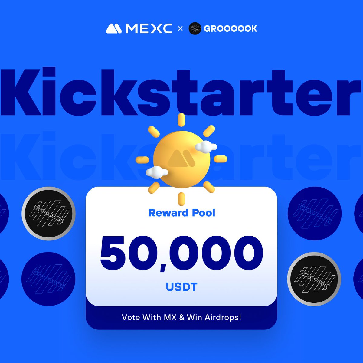 MEXC_DE's tweet photo. #Groooook , eine Meme-Münze auf Ethereum, kommt zu #MEXCKickstarter 🚀
🗳Stimmen Sie mit $MX , um riesige Airdrops zu teilen
📈 #GROOOOOK /USDT-Handel: 6.Dezember, 10:00 Uhr
Details: https://t.co/tdrNNAafoe
#cryptotrading https://t.co/2ju7CVpCZ0