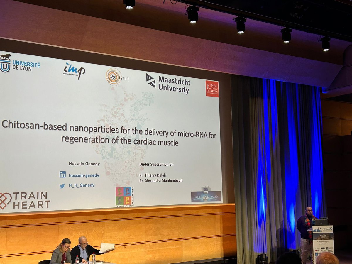 lepeltier_elise's tweet photo. Congratulations @H_H_Genedy for your great talk at @SFNano_official annual meeting in Montpellier: well done 👍🏻 https://t.co/T1fpjVQ6KK