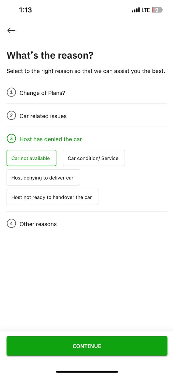 sujit_mish's tweet photo. @Zoomcar_India trip ID JPSNIH4T2 Host denied car. Unable to reach customer care stupid bot takes nowhere. There is no option to cancel and get full refund. Please help https://t.co/gI4KJFsMX1