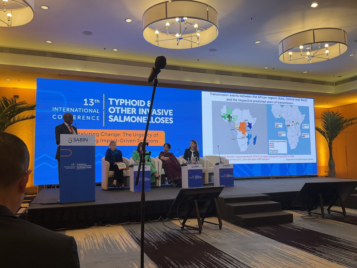 Iruka Okeke (@iruka_okeke) on Twitter photo Great opening session to the 13th Typhoid & other invasive salmonellosis meeting where we were reminder by Anuradha Gupta <a href="/sabinvaccine/">Sabin Vaccine Institute</a> <a href="/EADirectorDNDi/">Prof Sam Kariuki, BVM, MSc, PhD, DSc (Hons, LSTM)</a> and <a href="/kathleen_neuzil/">Kathleen Neuzil</a> on why we need to #TakeonTyphoid & the pressing research and implementation goals. Great opening session to the 13th Typhoid & other invasive salmonellosis meeting where we were reminder by Anuradha Gupta <a href="/sabinvaccine/">Sabin Vaccine Institute</a> <a href="/EADirectorDNDi/">Prof Sam Kariuki, BVM, MSc, PhD, DSc (Hons, LSTM)</a> and <a href="/kathleen_neuzil/">Kathleen Neuzil</a> on why we need to #TakeonTyphoid & the pressing research and implementation goals.