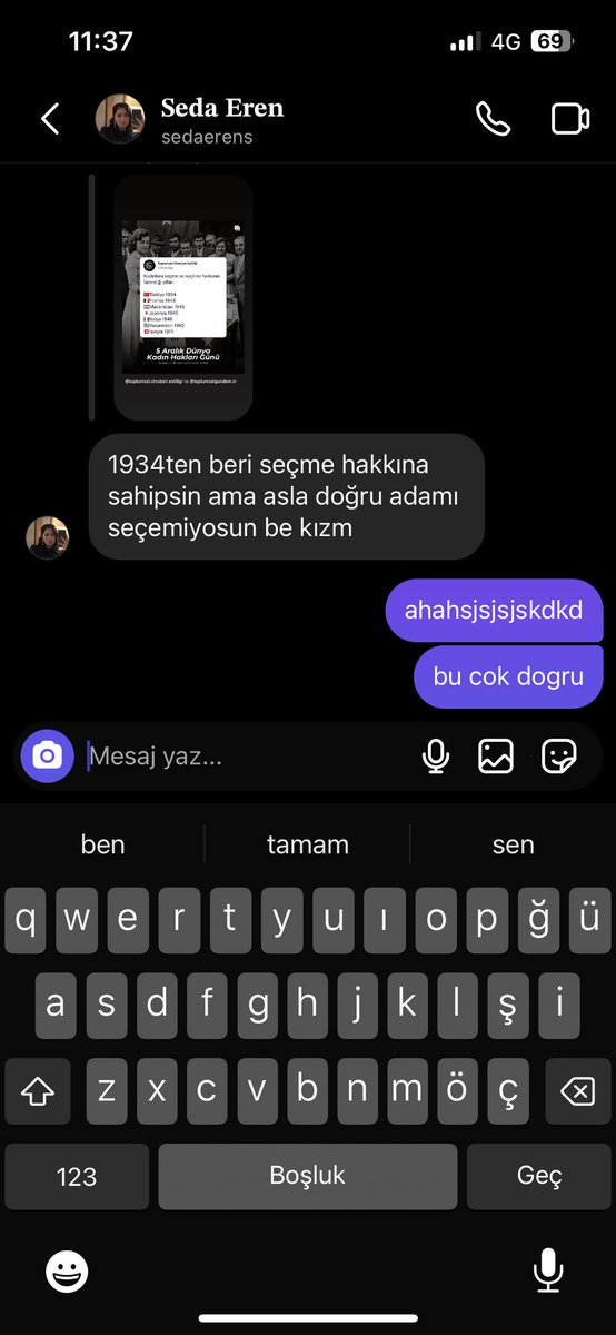 aldıgımda bir miktar uzuldugum o mesaj