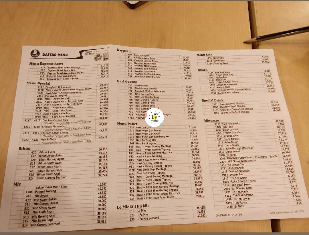 discountfess's tweet photo. Df Sekedar info saja kurang lebih menu di solaria seperti ini, buat yang garap besok dimaksimalkan ya 😇 https://t.co/6oBYOLwFYt