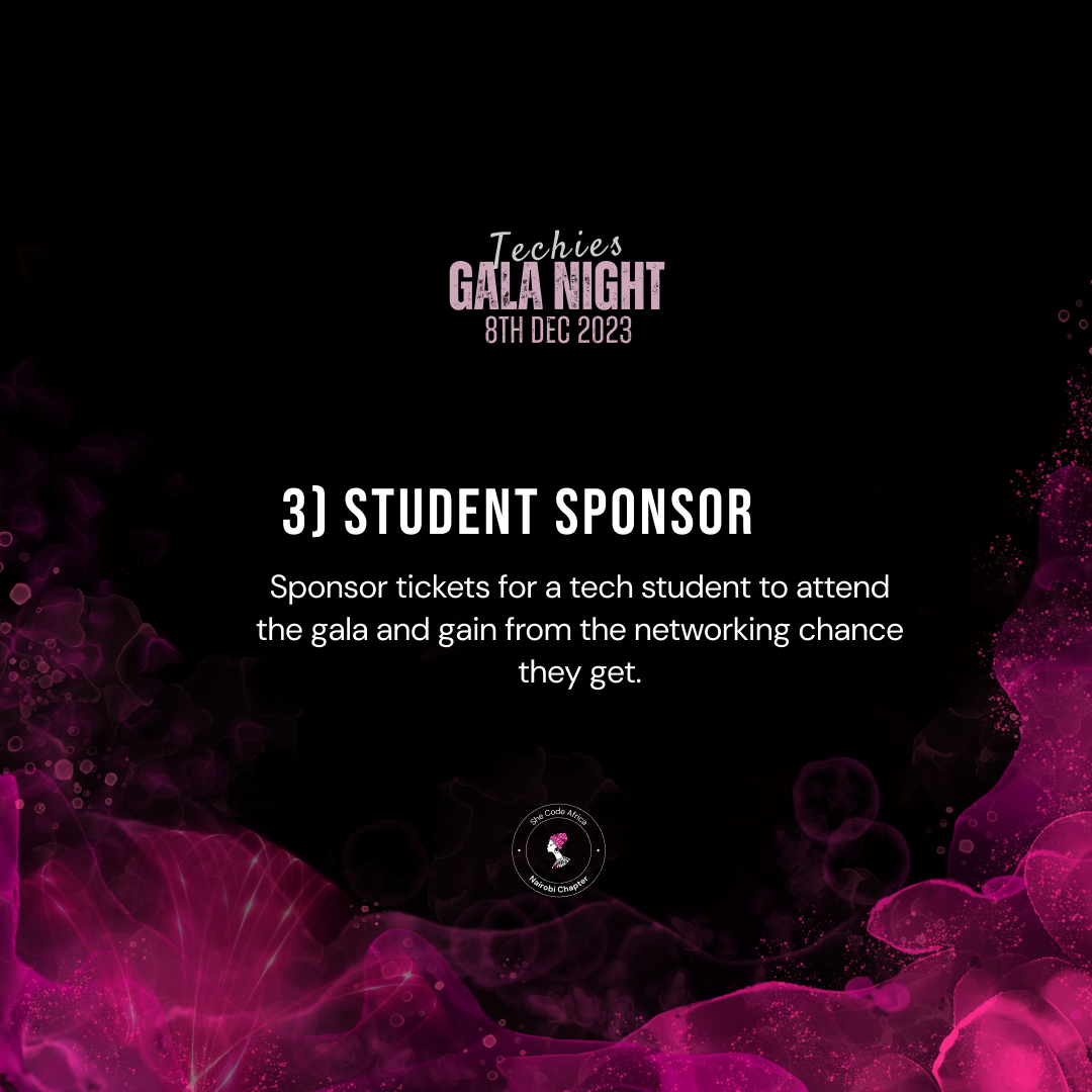 We heard you comrades!

#kenyantechies let's help our comrades get a chance to attend the gala.

Trust me, it will be worth their while!

Bulk tickets go for Ksh. 3500.

Let's hear your pledges

<a href="/SaruniBM/">VII</a> <a href="/chao_mbogho/">Dr. C</a> <a href="/akwando_Fred/">Kogi Omondi</a> <a href="/Judy_infosec/">CodeBash</a> <a href="/DijaAbdul/">Aiya</a> <a href="/VuyanziG/">Vuyanzi Glorious</a>  <a href="/abel_masila/">shadowstack</a>