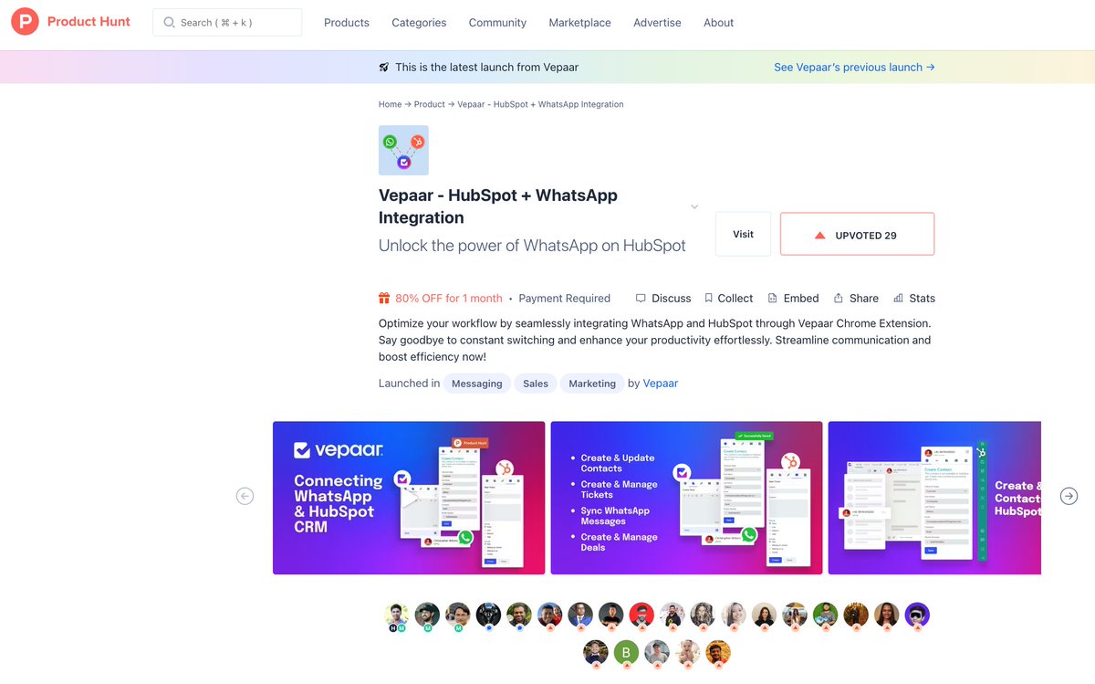 We are thrilled to announce that we are now live on Product Hunt. We invite each and every one of you to explore our product and if you find our offering valuable, your Upvotes would mean the world to us.🙏

For upvote: producthunt.com/posts/vepaar-h…

For review: producthunt.com/products/vepaa…