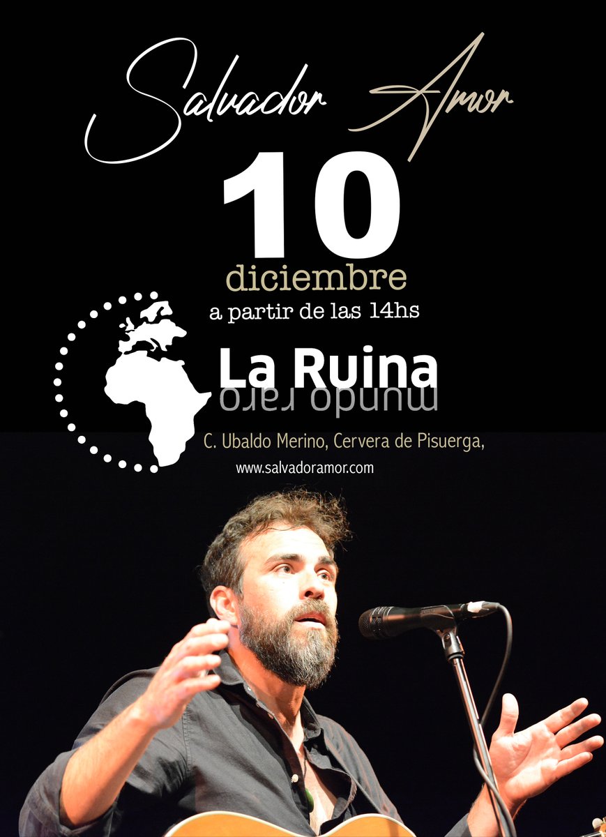 SALVADORAM0R's tweet photo. Esté fin de semana #santander y #Palencia 
Sábado 9 Asociacion Cultural La Libre 21hs Santander
Domingo 10 La ruina Mundo Raro 14hs Cervera De Pisuerga https://t.co/zWLduFaWHc