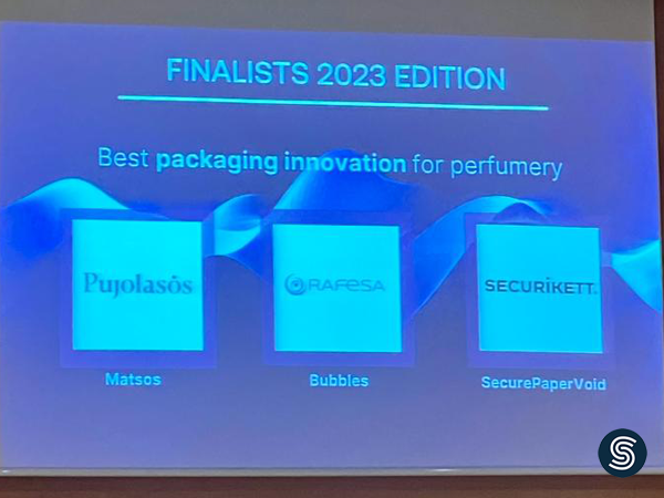 Securikett's tweet image. We were at the Perfumery Congress in Barcelona, and our SecurePaperVOID was nominated for the Best Packaging Innovation Award. 
Learn more: ow.ly/ltiM50QfnpF

#securitylabel #securityseal #sustainablepackaging #packaginginnovation #productprotection #brandprotection