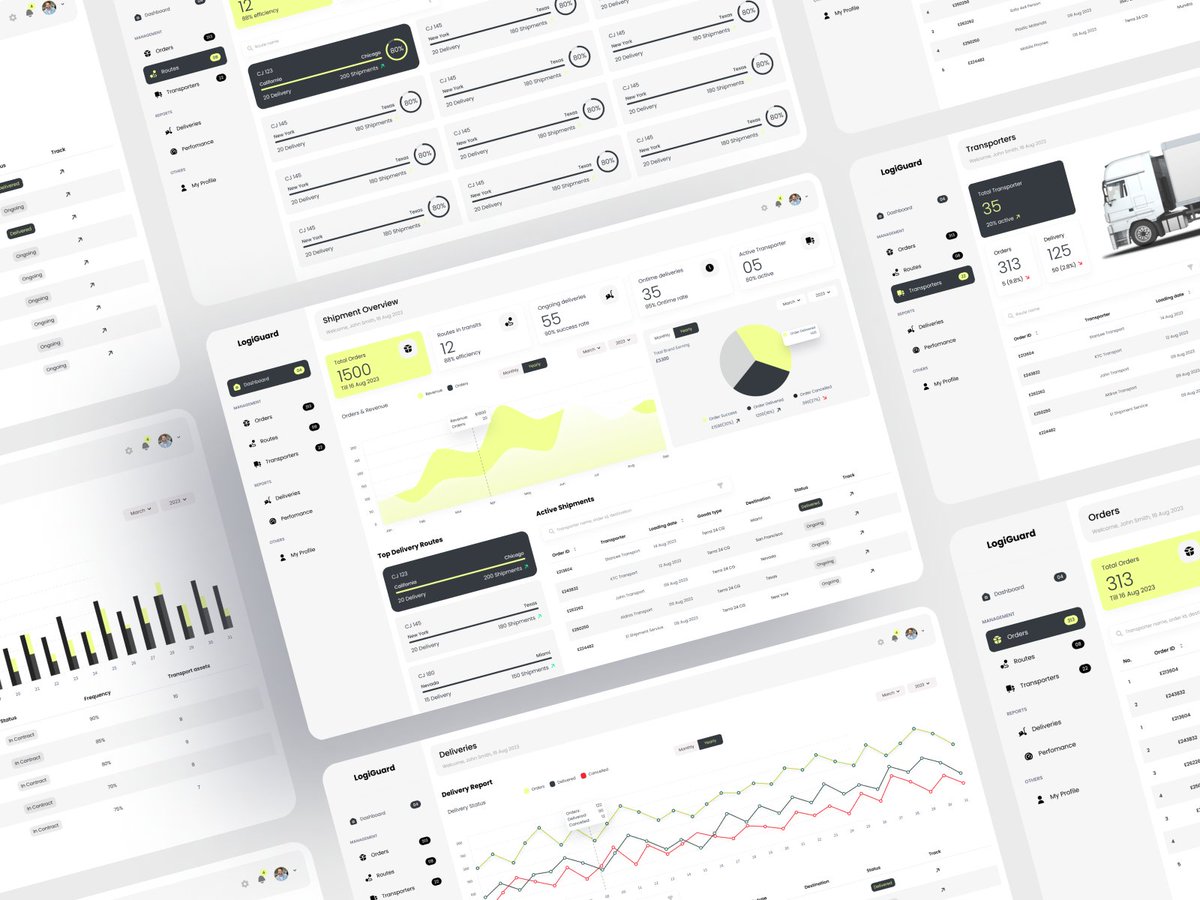 warisqureshi's tweet image. dribbble.com/shots/23186246… 
Explore our meticulously crafted Logistics Management SaaS Dashboard — where seamless user experience meets cutting-edge functionality
 🚚💡 #LogisticsTech #UIUXDesign #SaaSDashboard #InnovationInProgress
