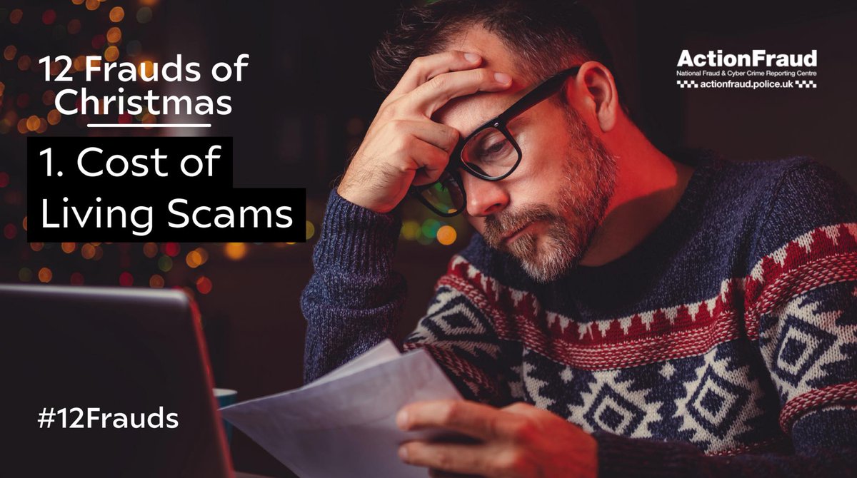 ❗️We’re urging you to be on your guard against fraudsters operating cost of living scams such as falsely offering grants or scam energy discount texts.

Criminals are experts at impersonating people. Stop, think as it could protect you.

actionfraud.police.uk/costofliving
#12Frauds