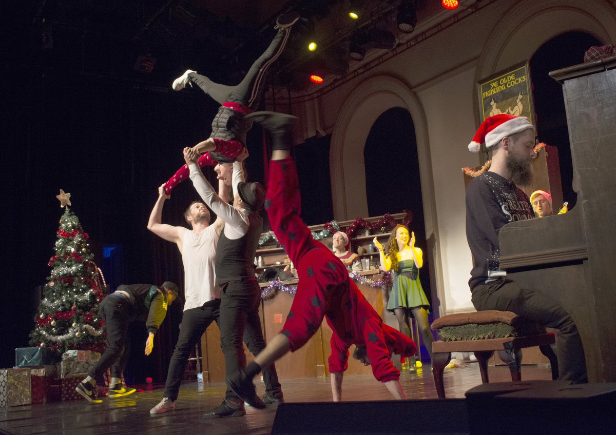 The 12 Days of Liftmas! Looking through old production images we realised just how often we lift, carry & generally throw each other about in our shows. We thought we’d share 12 of our favourites! No.6 ‘Highrise Headspin’ breakingtradition.co.uk/production/the… #acrodance #acrobalance