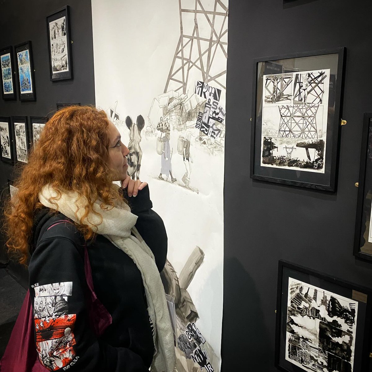 AcademieBD's tweet photo. Une édition toujours plus sympathique chaque année, complétée par une exposition des planches lauréates du concours du Crous de Paris avec notamment celles de Laura Besnard, étudiante de 3e année dans notre promotion Bilal !
#academiebd #ecolebd #sobd #BD #manga #comics #webtoon https://t.co/UeoLaKYtIN