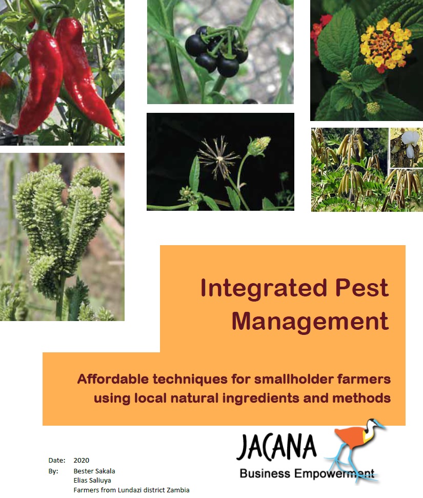Training organic pest management and fertilizer production.
"These are the inorganic fertilizer alternatives we need as farmers”, says Jabyson Chongwe
Also you can benefit from this knowledge, just download the manuals from our web-site.
jacana.help/news/training-…